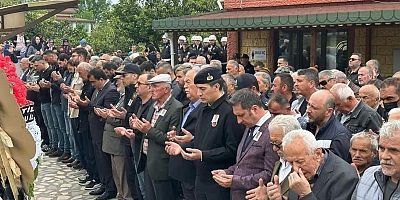 POLİS MEMURU ENDER DURAN SON YOLCULUĞUNA UĞURLANDI 