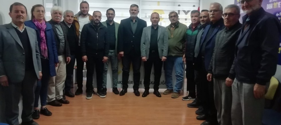 AK PARTİ AKŞEHİR’DEN İYİ PARTİ AKŞEHİR İLÇE BAŞKANLIĞINA ZİYARET