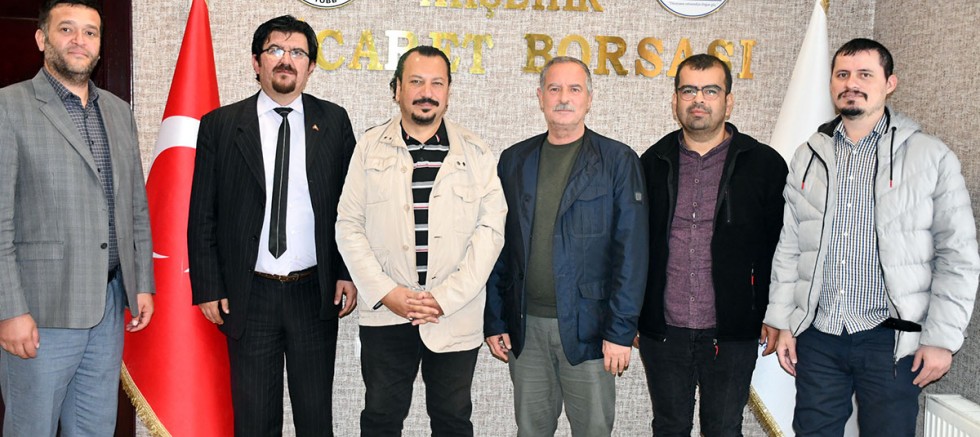 AKŞEHİR GAZETECİLER CEMİYETİ’NDEN AKŞEHİR TİCARET BORSASI’NA ZİYARET