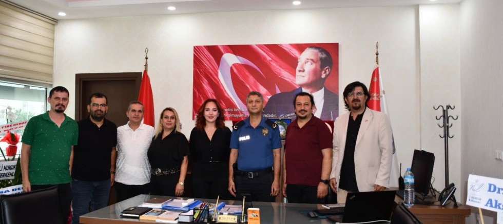 AKŞEHİR GAZETECİLER CEMİYETİ’NDEN İLÇE EMNİYET MÜDÜRÜ AFŞAR’A ZİYARET