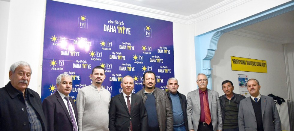 AKŞEHİR GAZETECİLER CEMİYETİ’NDEN İYİ PARTİ İLÇE BAŞKANI KESKİN’E ZİYARET