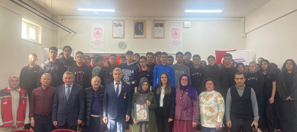 AKŞEHİR HACI SIDDIKA BAYSAL FEN LİSESİ’NDE ANLAMLI BULUŞMA