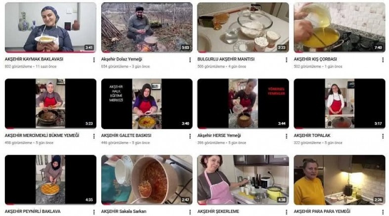 AKŞEHİR’İN UNUTULMAYA YÜZ TUTMUŞ LEZZETLERİ DİJİTAL ARŞİVLE GELECEĞE TAŞINIYOR