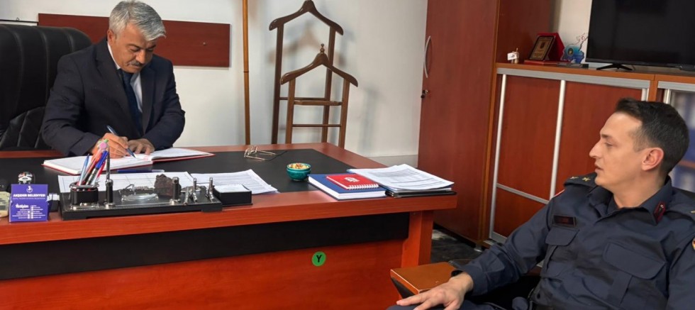 AKŞEHİR KAYMAKAMI, JANDARMA ÇALIŞMALARINI YERİNDE İNCELEDİ