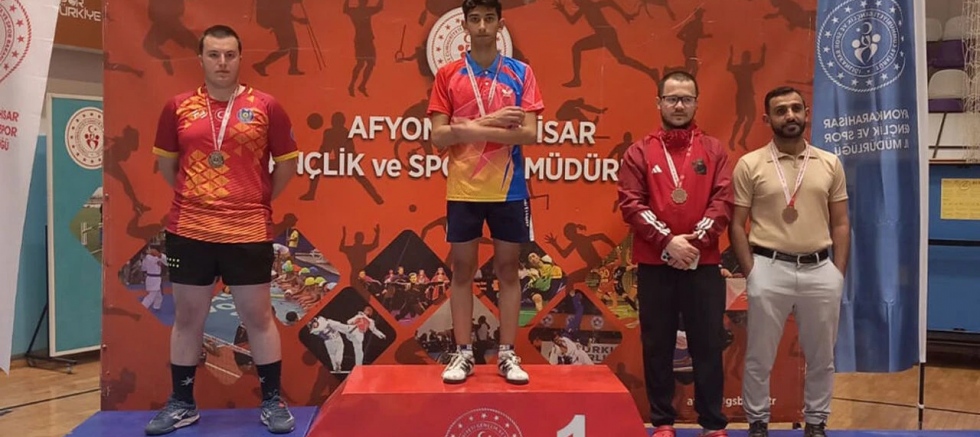 AKŞEHİRLİ SPORCU ASIM EMİR ŞAHİN BAŞARIYA DOYMUYOR