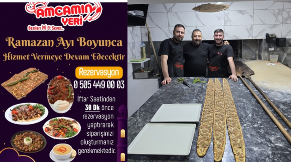 AMCAMIN YERİ RAMAZAN AYINDA HİZMET VERECEK