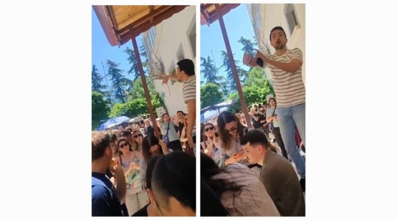 BİLET SATIŞ NOKTASINDA PROTESTO: VATANDAŞLARDAN YOĞUN TEPKİ