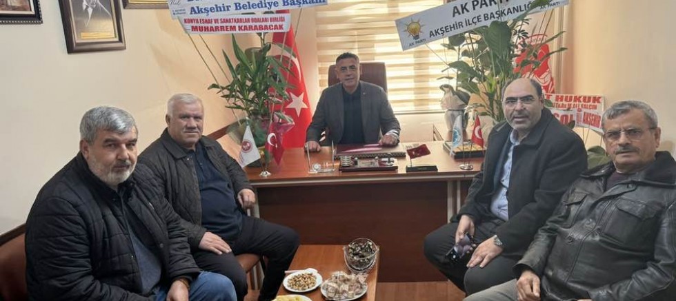 ESKİ MECLİS ÜYELERİNDEN BAŞKAN LEVENT EMİR’E ZİYARET