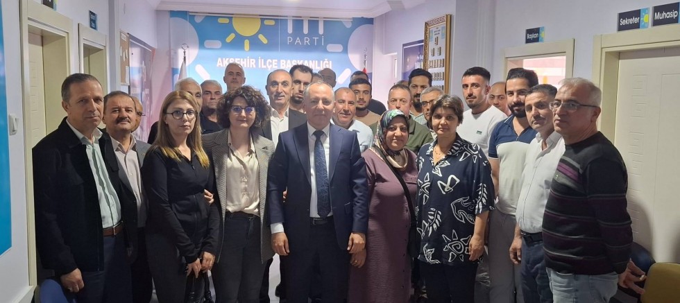 İYİ PARTİ AKŞEHİR TEŞKİLATI BAYRAMLAŞMA PROGRAMINDA BİR ARAYA GELDİ
