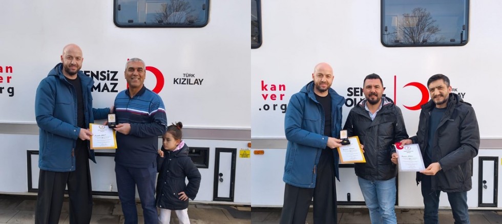 KAN BAĞIŞÇILARINA MADALYALARI TESLİM EDİLDİ