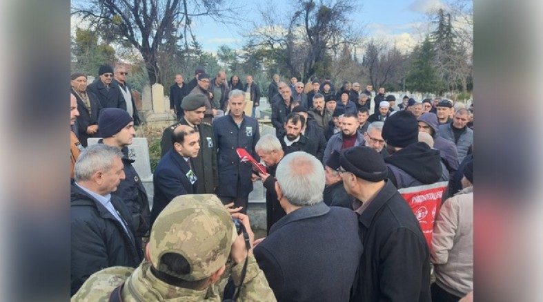KORE GAZİSİ KAZIM ÇETİNKAYA SON YOLCULUĞUNA DUALARLA UĞURLANDI