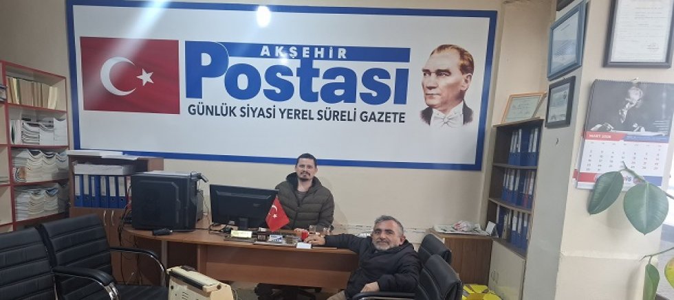 AKIN TEMEL’DEN AKŞEHİR POSTASI’NA 15. YIL ZİYARETİ