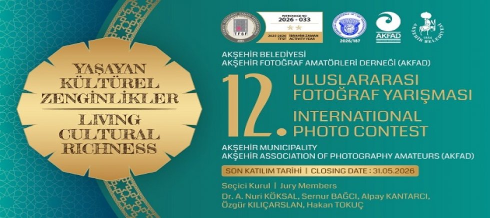 AKŞEHİR’DE 12. ULUSLARARASI FOTOĞRAF YARIŞMASI BAŞVURULARI BAŞLADI