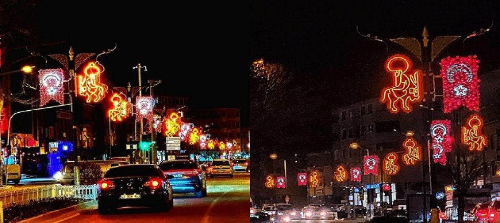 AKŞEHİR’DE 24 AĞUSTOS CADDESİ RAMAZAN BAYRAMI’NA HAZIR