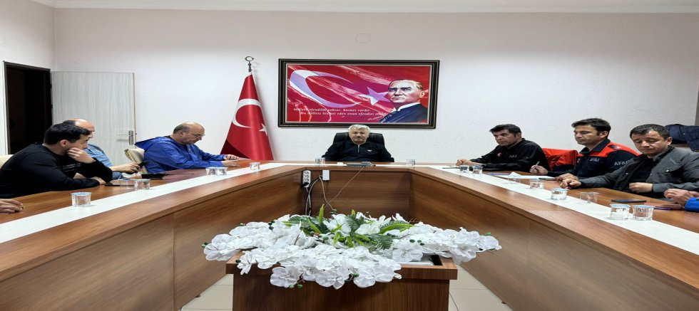 AKŞEHİR’DE AFAD KOORDİNASYON KURULU TOPLANDI: AŞIRI YAĞIŞLARA KARŞI TEDBİRLER MASAYA YATIRILDI