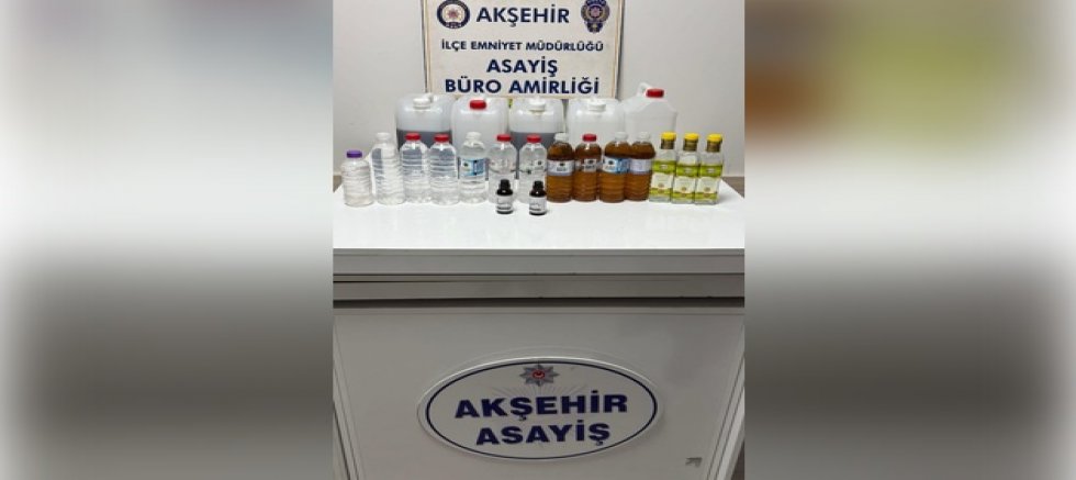 AKŞEHİR’DE KAÇAK ALKOL OPERASYONU: ŞÜPHELİYE YASAL İŞLEM