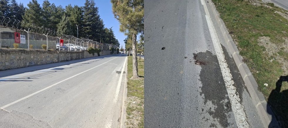 AKŞEHİR’DE TRAFİK UYGULAMASINDA POLİS MEMURUNA MOTOSİKLET ÇARPTI