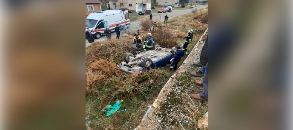 AKŞEHİR–ENGİLLİ YOLUNDA  KAZA: 82 YAŞINDAKİ SÜRÜCÜ HAYATINI KAYBETTİ