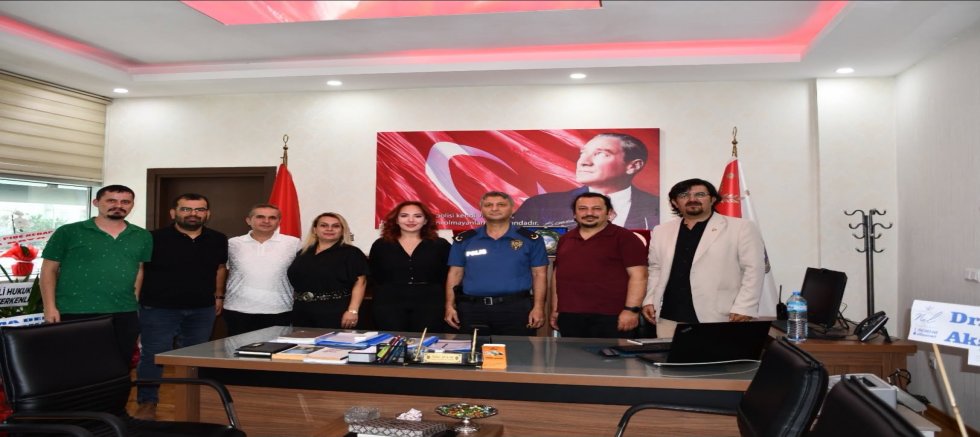 AKŞEHİR GAZETECİLER CEMİYETİ’NDEN İLÇE EMNİYET MÜDÜRÜ AFŞAR’A ZİYARET