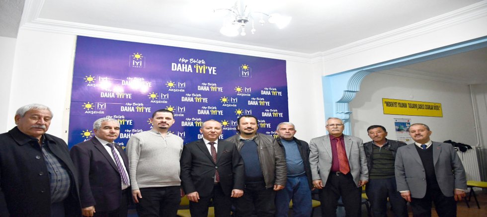 AKŞEHİR GAZETECİLER CEMİYETİ’NDEN İYİ PARTİ İLÇE BAŞKANI KESKİN’E ZİYARET