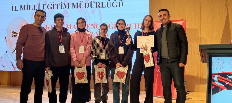 AKŞEHİR HACI SIDDIKA BAYSAL FEN LİSESİ İL İKİNCİSİ OLDU