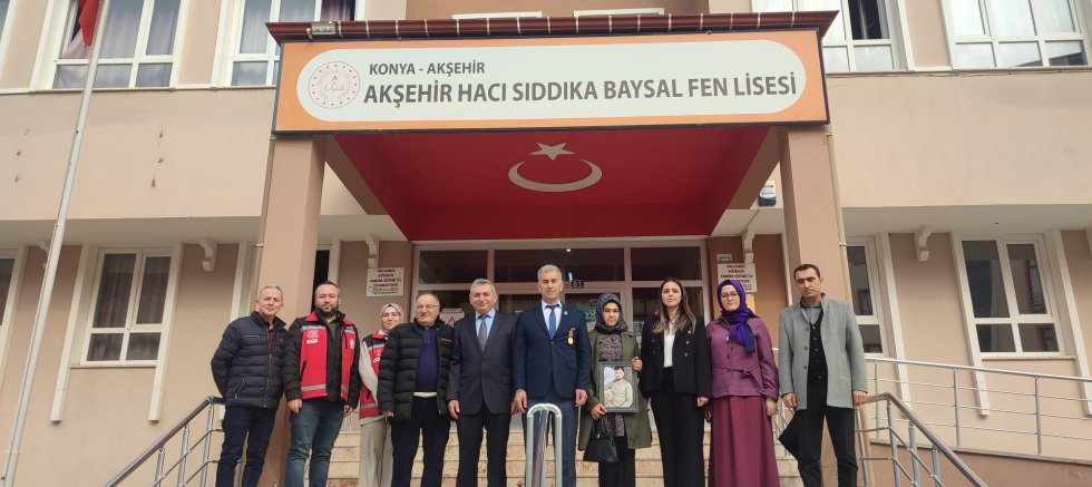 AKŞEHİR HACI SIDDIKA BAYSAL FEN LİSESİ’NDE ANLAMLI BULUŞMA