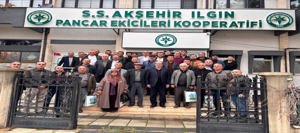 AKŞEHİR HEYETİNDEN PANCAR EKİCİLERİ KOOPERATİFİNE ANLAMLI ZİYARET: TARIMDA İŞ BİRLİĞİ VE GELECEK VURGUSU