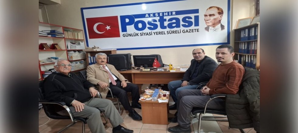 AKŞEHİR KAYMAKAMI MUSTAFA YİĞİT’TEN GAZETEMİZE ZİYARET