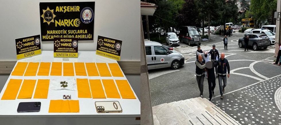 AKŞEHİR POLİSİ 14 BİN KULLANIMLIK BONZAİ ELE GEÇİRDİ
