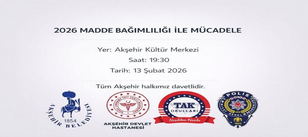 AKŞEHİR TAK KOLEJİ’NDEN MADDE BAĞIMLILIĞINA KARŞI KONFERANS
