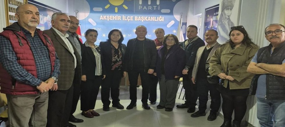 AKŞEHİR YENİ PARTİ’DEN İYİ PARTİ’YE TAZİYE ZİYARETİ: BİREYSEL SİLAHLANMAYA DİKKAT ÇEKİLDİ
