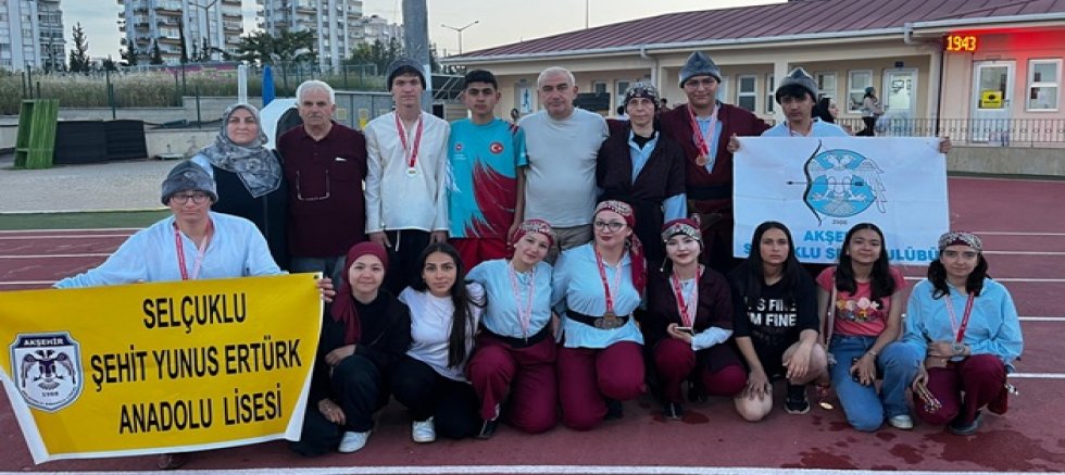 AKŞEHİRLİ OKÇULAR TÜRKİYE ŞAMPİYONASI’NDA ÜST ÜSTE 5. KEZ KÜRSÜYE ÇIKTI