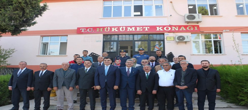 BAKAN YARDIMCISI HEYBET’TEN YUNAK KAYMAKAMI TAŞAVLI’YA ZİYARET