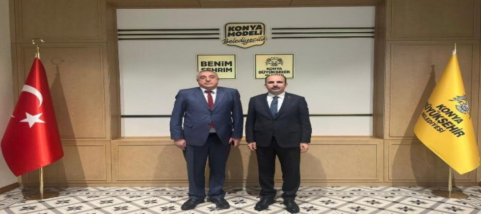 BAŞKAN AKBUĞA’DAN KONYA BÜYÜKŞEHİR BELEDİYESİ’NE ZİYARET
