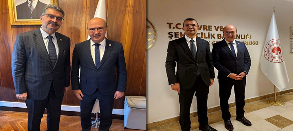 BAŞKAN KÖKSAL’DAN ANKARA’DA YOĞUN TEMAS TRAFİĞİ