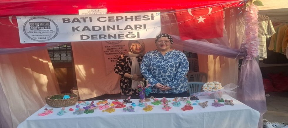 BATI CEPHESİ KADINLARI DERNEĞİ'NDEN ŞENLİKTE KADIN EMEĞİNE DESTEK