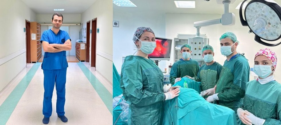 DEVLET HASTANESİNDE  BİR İLK V-NOTES ile İZSİZ RAHİM AMELİYATI