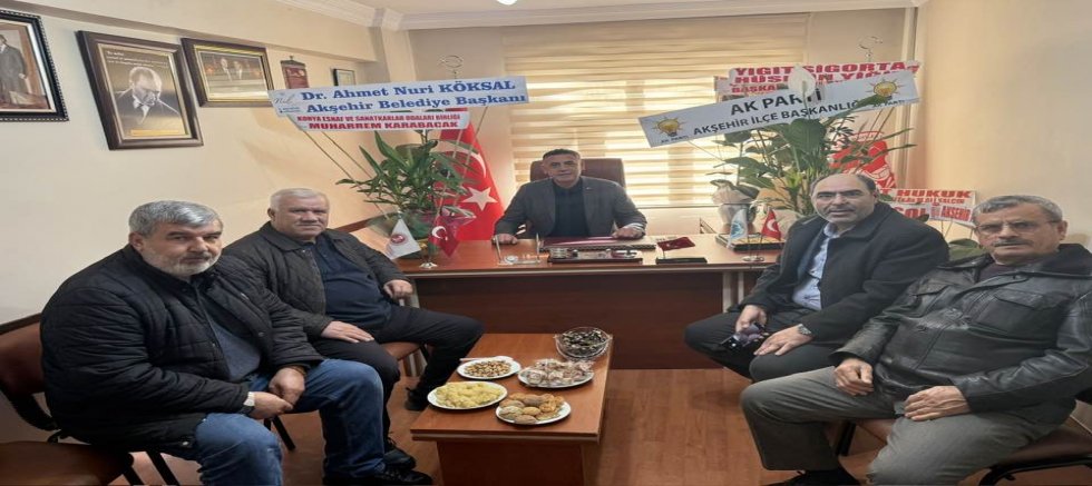 ESKİ MECLİS ÜYELERİNDEN BAŞKAN LEVENT EMİR’E ZİYARET