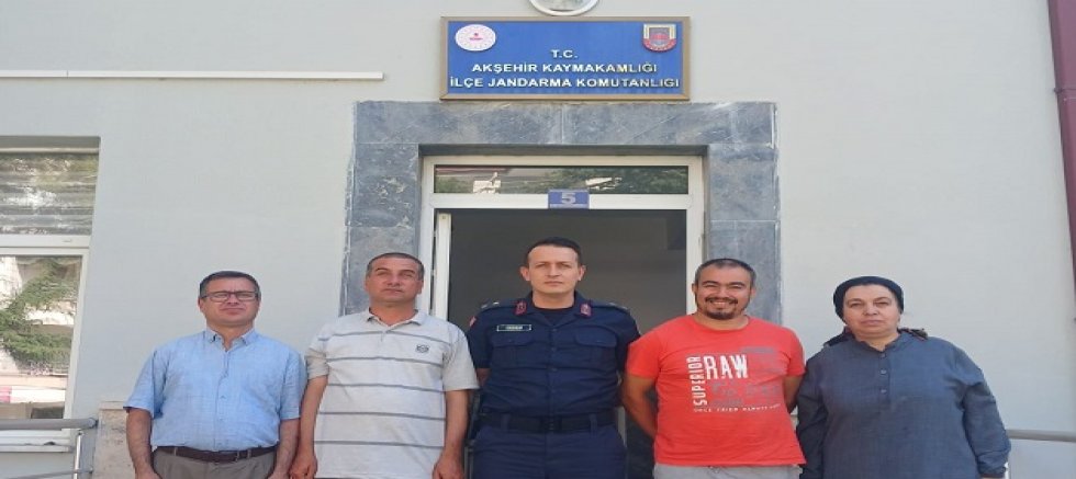 GÖRMEYENLERİ KORUMA DERNEĞİ’NDEN JANDARMA KOMUTANI ERDEM’E ZİYARET