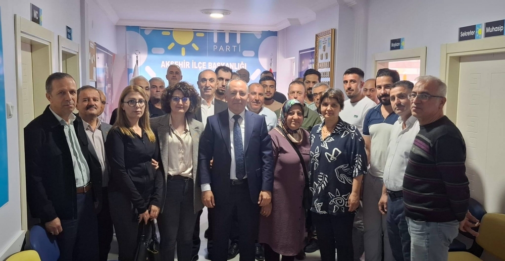 İYİ PARTİ AKŞEHİR TEŞKİLATI BAYRAMLAŞMA PROGRAMINDA BİR ARAYA GELDİ