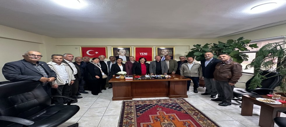 İYİ PARTİ İLÇE TEŞKİLATINDAN YENİ PARTİ’YE HAYIRLI OLSUN ZİYARETİ