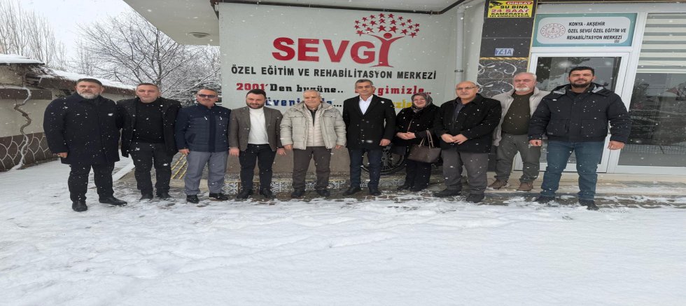 MHP AKŞEHİR İLÇE TEŞKİLATINDAN SEVGİ ÖZEL EĞİTİM MERKEZİ’NE ANLAMLI ZİYARET
