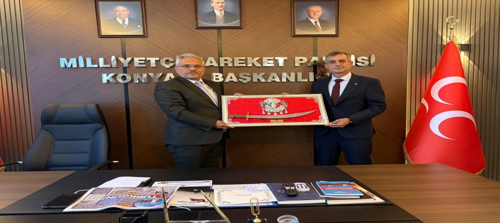 MHP AKŞEHİR TEŞKİLATINDAN KONYA İL BAŞKANI SEDAT GÖNCÜ’YE HAYIRLI OLSUN ZİYARETİ
