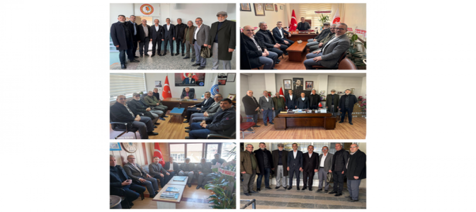 MHP AKŞEHİR TEŞKİLATINDAN ODA BAŞKANLARINA HAYIRLI OLSUN ZİYARETİ 