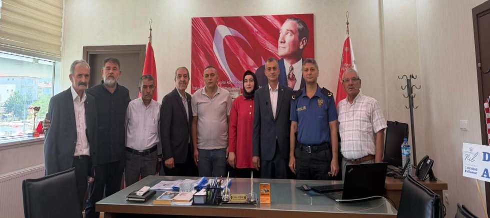 MHP’DEN EMNİYET MÜDÜRÜ AVŞAR’A HAYIRLI OLSUN ZİYARETİ