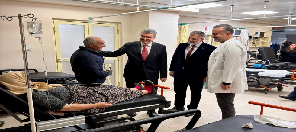 MİLLETVEKİLİ ERDEM'DEN DEVLET HASTANESİNE BAYRAM ZİYARETİ 