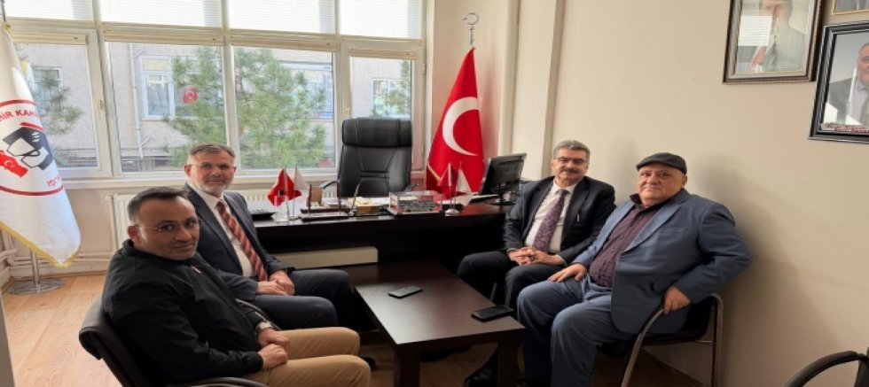 MİLLETVEKİLİ ERDEM'DEN  KAHVECİLER ODASI BAŞKANI YAYLA’YA HAYIRLI OLSUN ZİYARETİ