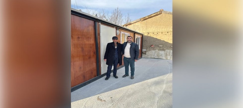 RAMAZAN’DA ÖRNEK DAYANIŞMA: EVİ YIKILAN VATANDAŞA BİR HAFTADA YENİ YUVASI