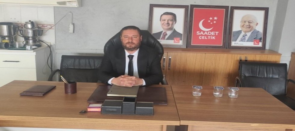 SAADET PARTİSİ ÇELTİK İLÇE BAŞKANI ÖZ'DEN  RAMAZAN BAYRAMI MESAJI 