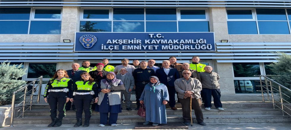 ŞEHİT AİLELERİ VE GAZİLERDEN EMNİYET MÜDÜRÜ AFŞAR’A HAYIRLI OLSUN ZİYARETİ